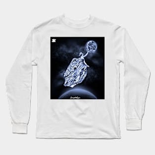 women fly to the moon Long Sleeve T-Shirt